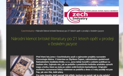 Napsali o nás v prestižním časopisu Czech Industry